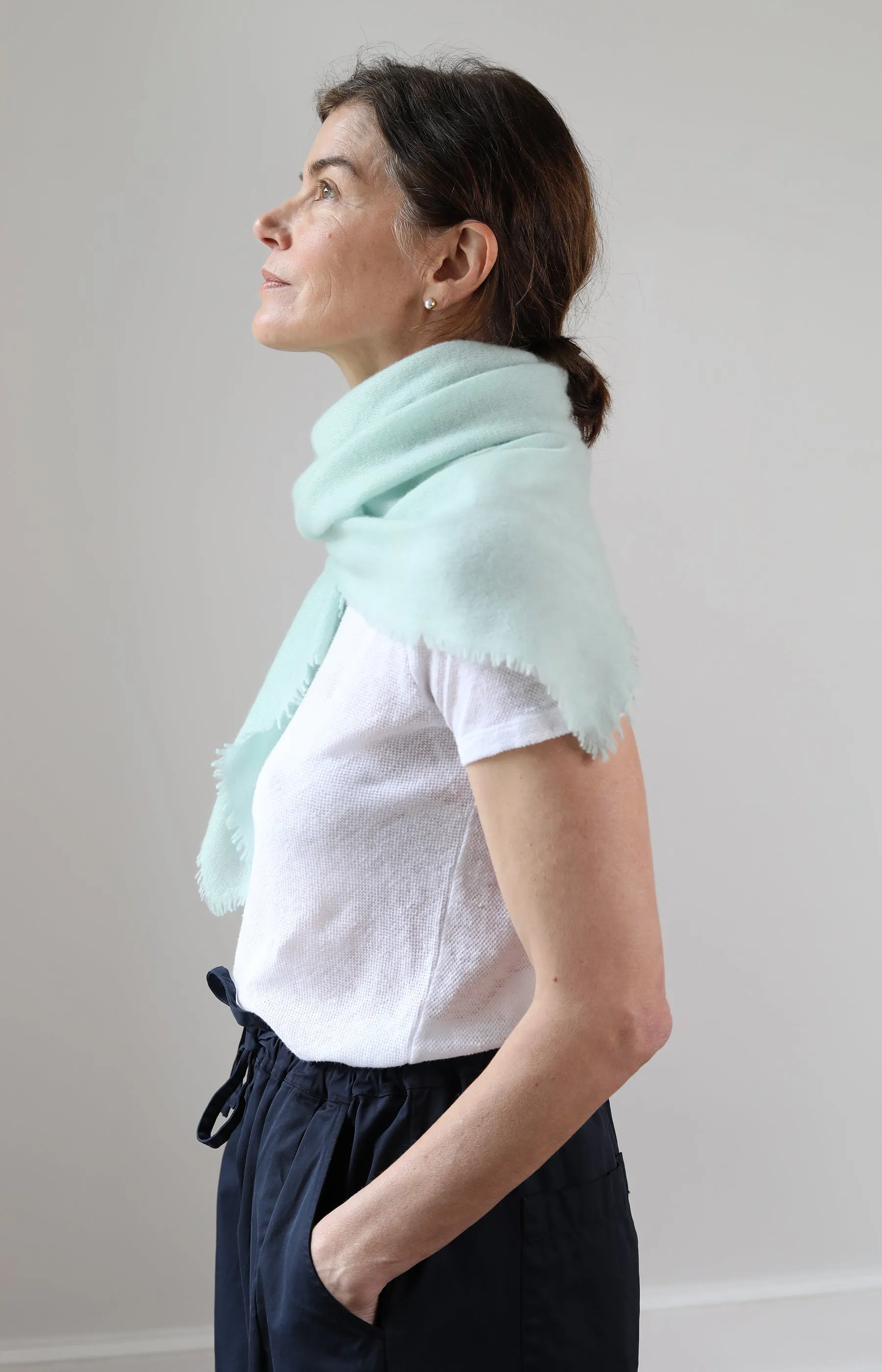Seafoam Cashmere Scarf