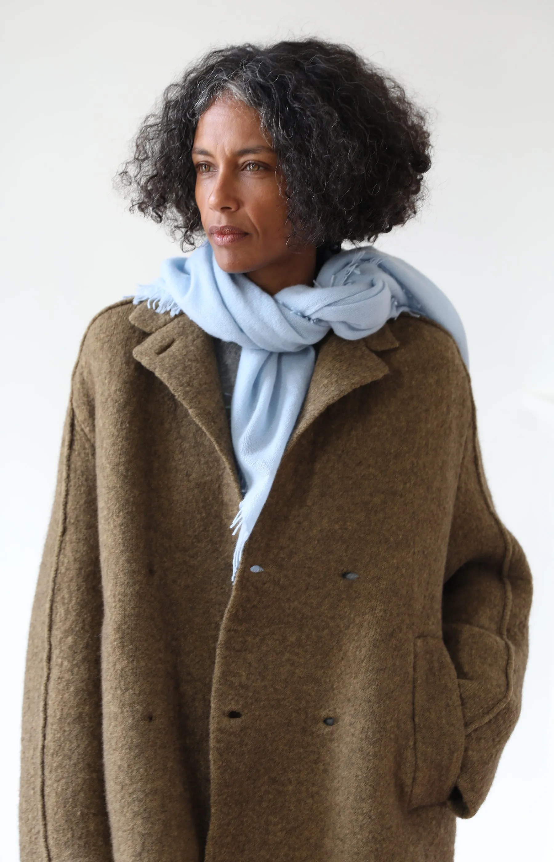 Sky Cashmere Scarf