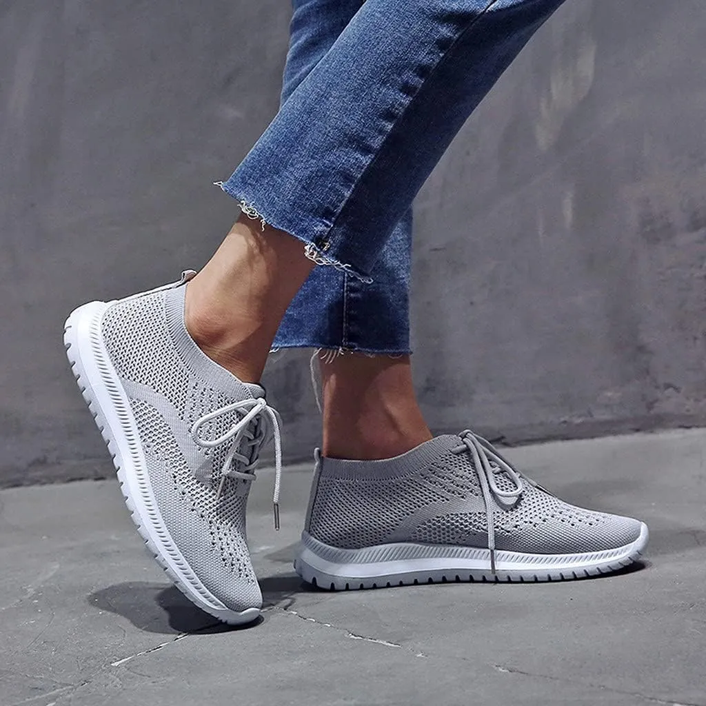 Slip On Sneakers for Women Casual Comfortable Walking Shoes Non Slip Lightweight Breathable Running Shoes