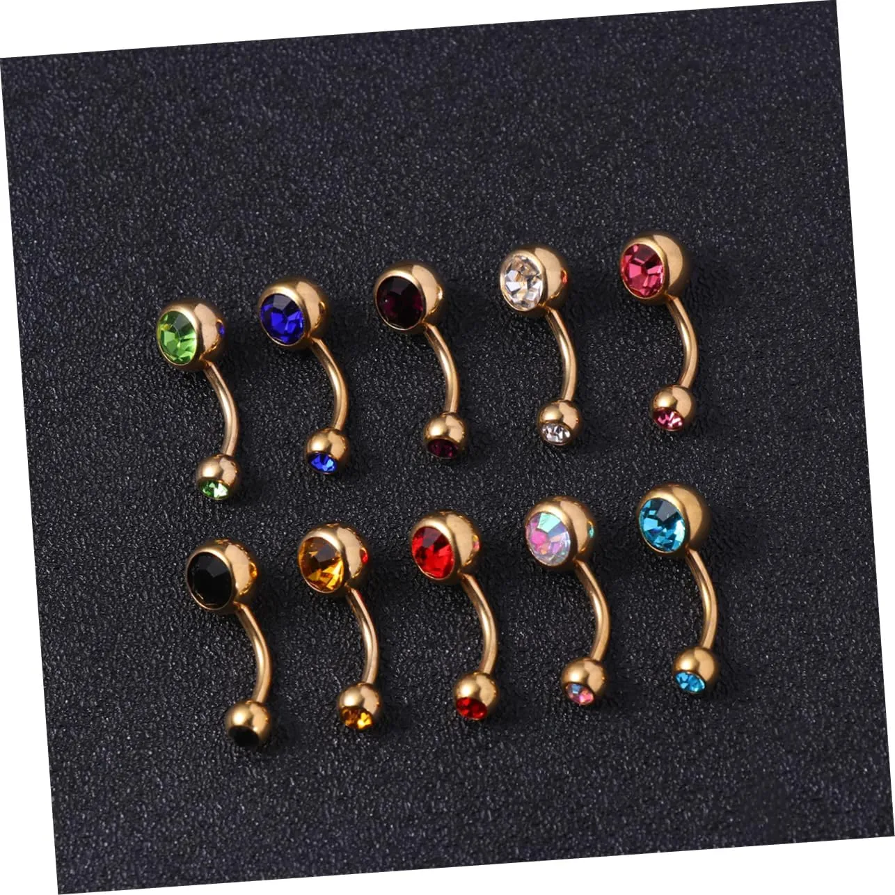 SOIMISS 10pcs Piercing Jewelry Navel Jewelry Belly Ring Belly Button Ring
