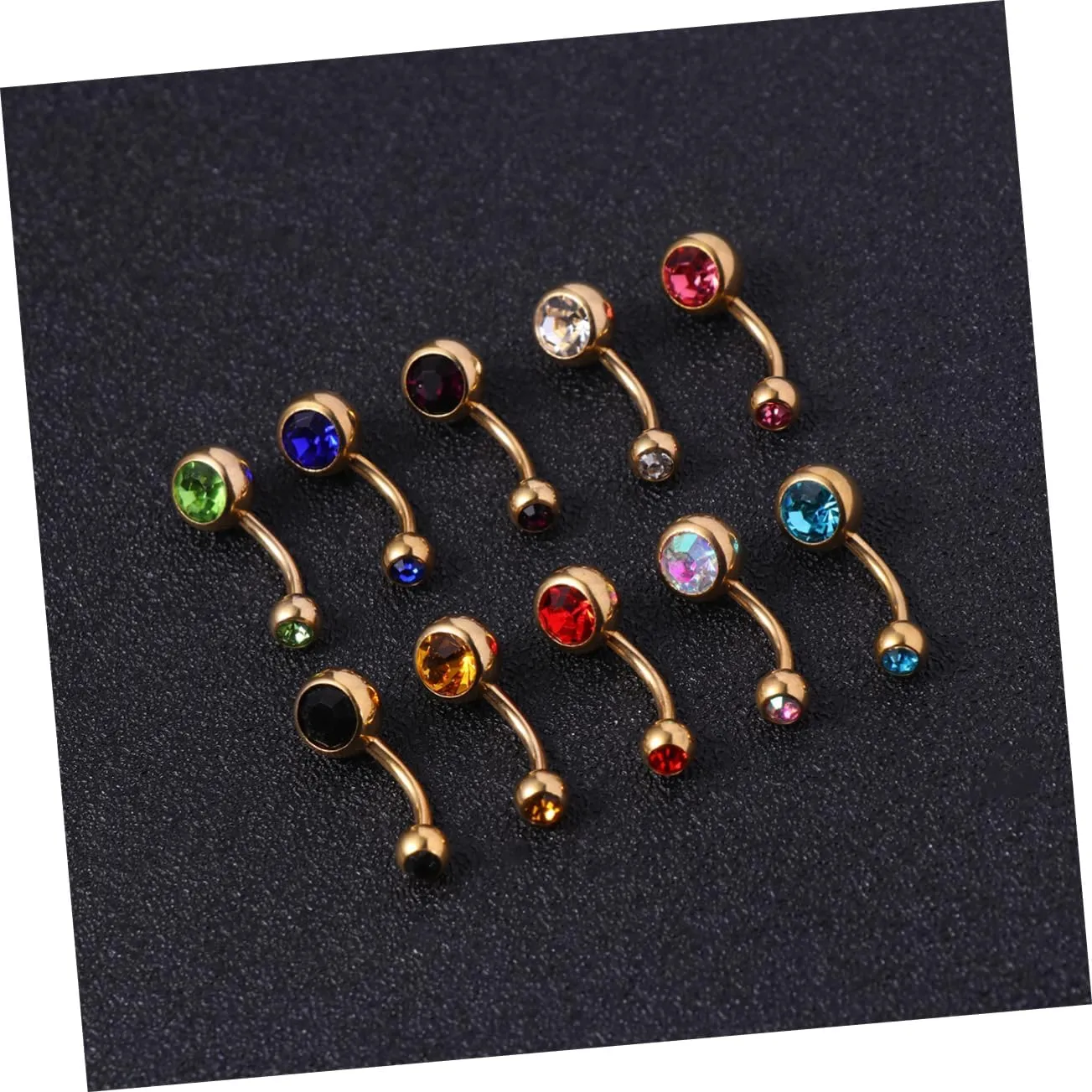 SOIMISS 10pcs Piercing Jewelry Navel Jewelry Belly Ring Belly Button Ring