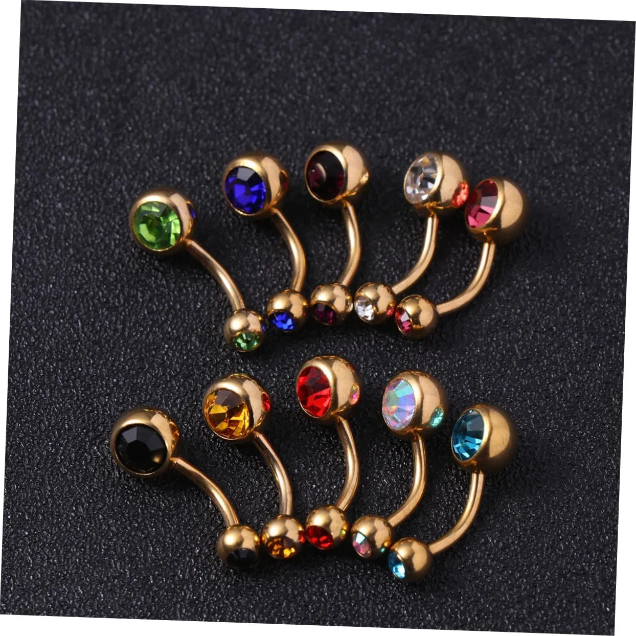 SOIMISS 10pcs Piercing Jewelry Navel Jewelry Belly Ring Belly Button Ring