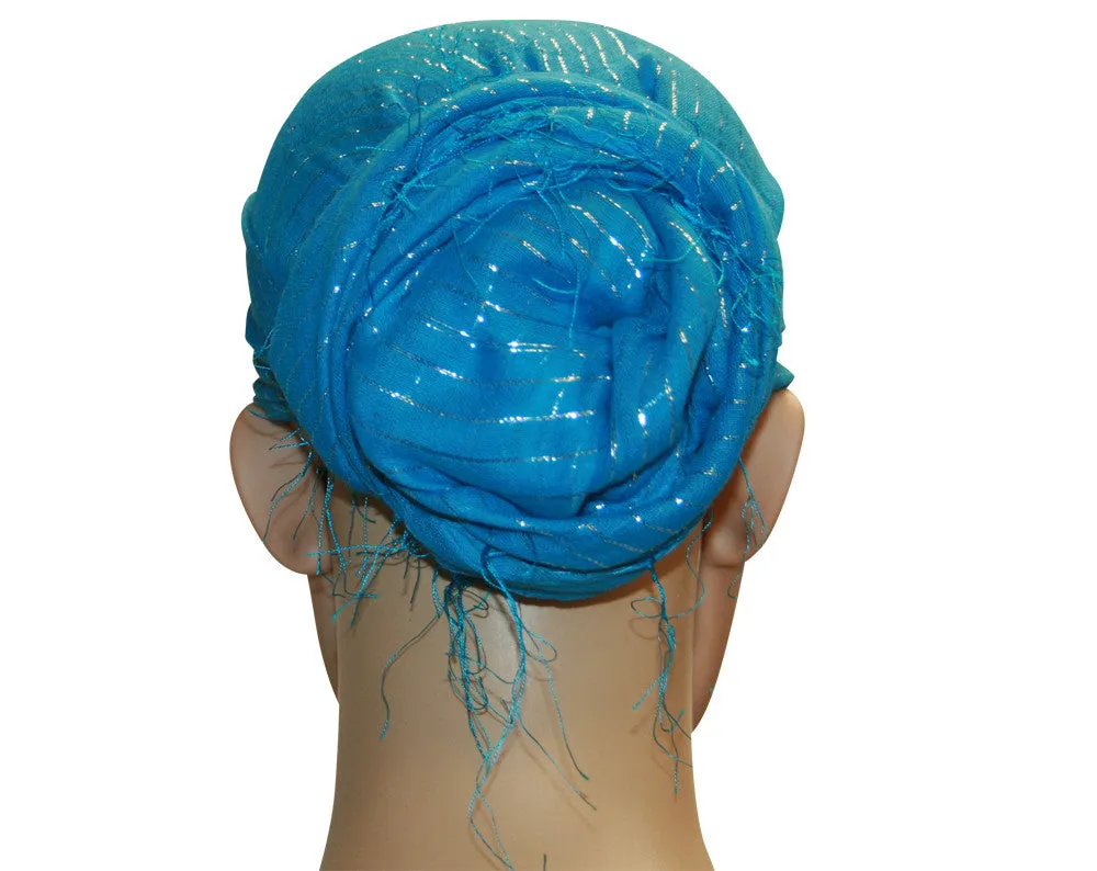 Solid Israeli Tichel Chemo Wrap Headscarf Scarves