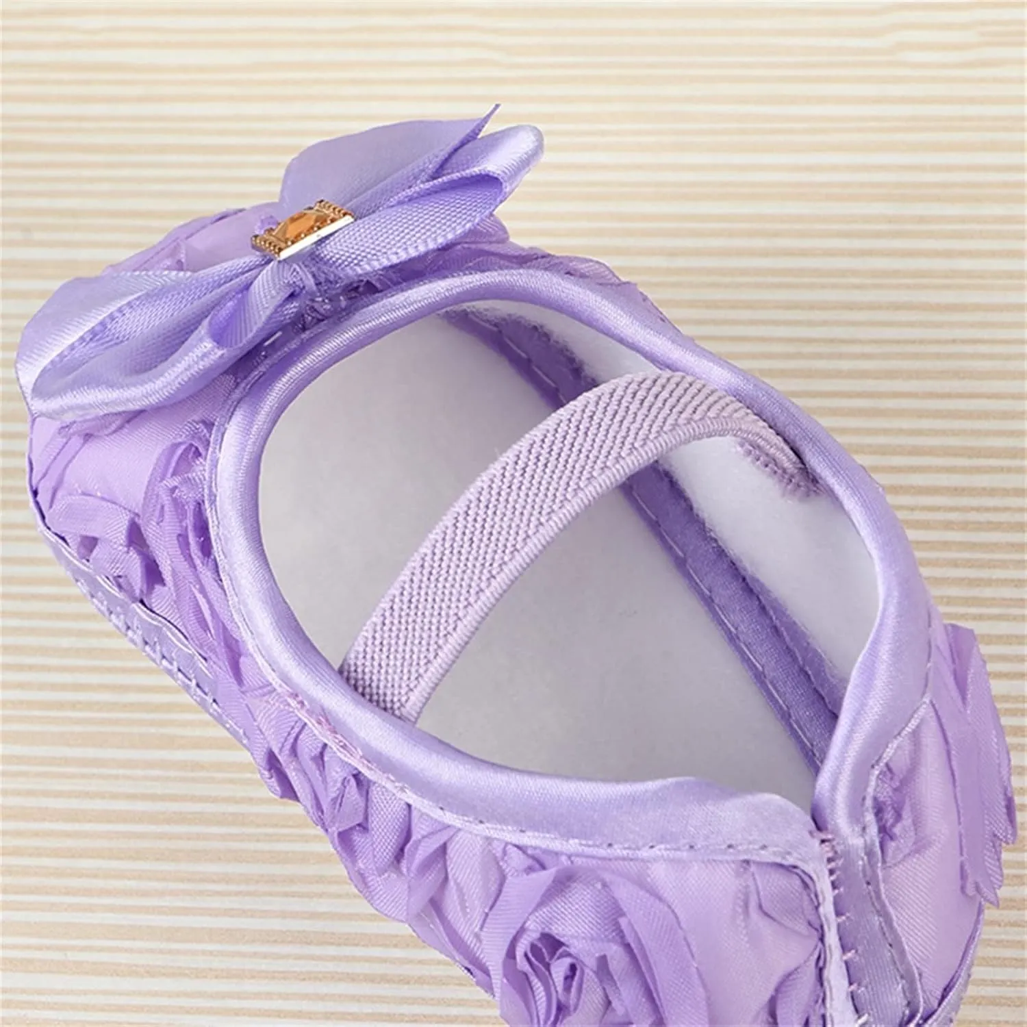 Spring and Summer Children Infant Toddler Shoes Girls Floor Sports Shoes Flower Upper Bow Light and Comfortable Princess Shoes Shoe for Toddler Boy