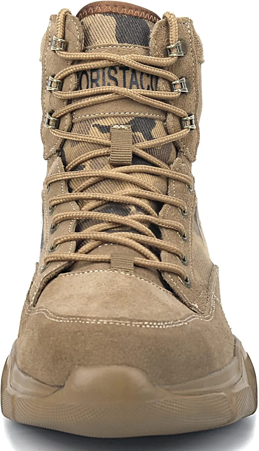 Steel Toe Work Safety Boots, Lightweight Mid-cut Industry Construction Composite Sneakers