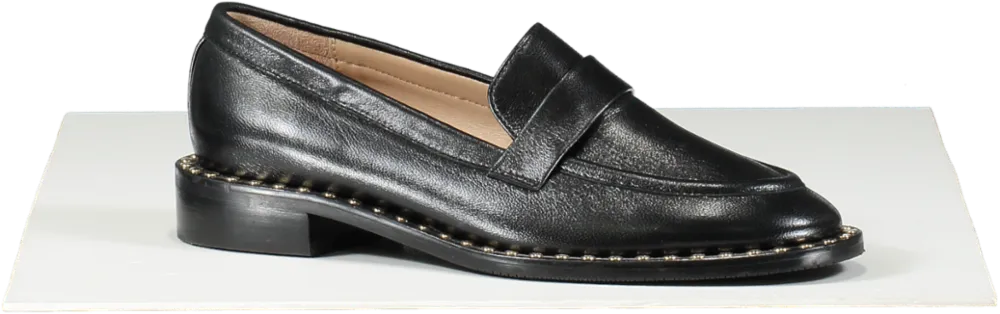 Stuart Weitzman Black Palmer Loafer UK 3 EU 36 