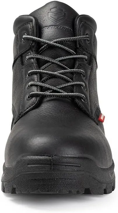 SUREWAY Mens Waterproof Steel/Soft Toe Work Boots/Shoes - Leather,Lace Up,Round Toe,Oil/Slip Resistant,Comfort EH Safety Industrial & Construction Boots
