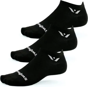 Swiftwick- ASPIRE (3 Pairs) No-Show Running Socks, Cycling Socks, Compression Fit