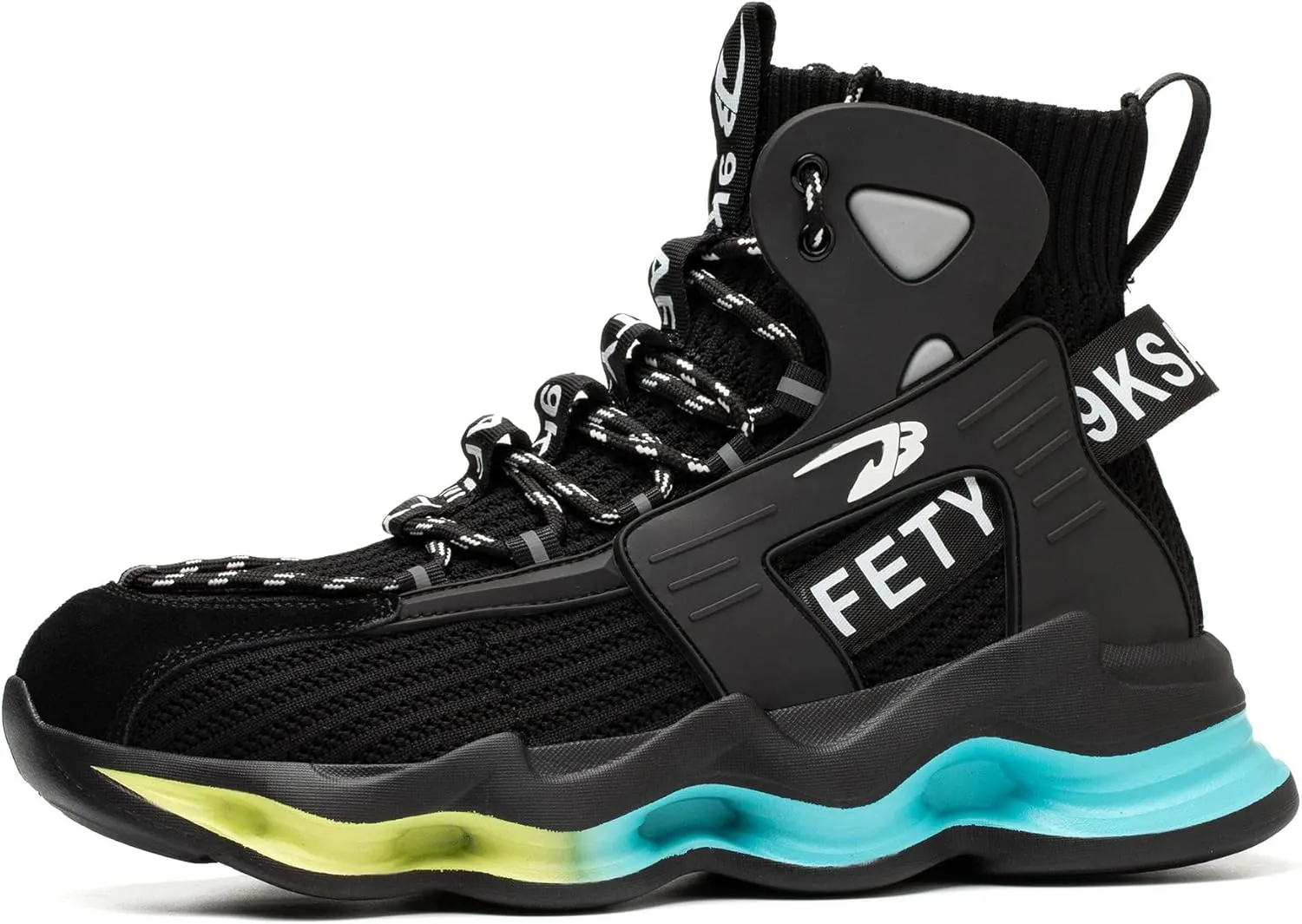 Tanleewa Steel Toe Boots for Men Lightweight Nonslip Work Shoes Anti-pierce Industrial Safety Sneakers Outdoor Hiking Boots