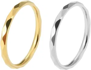 Titanium Steel Rings Finger Jewelry Decorative Finger Jewelry Suits for Women