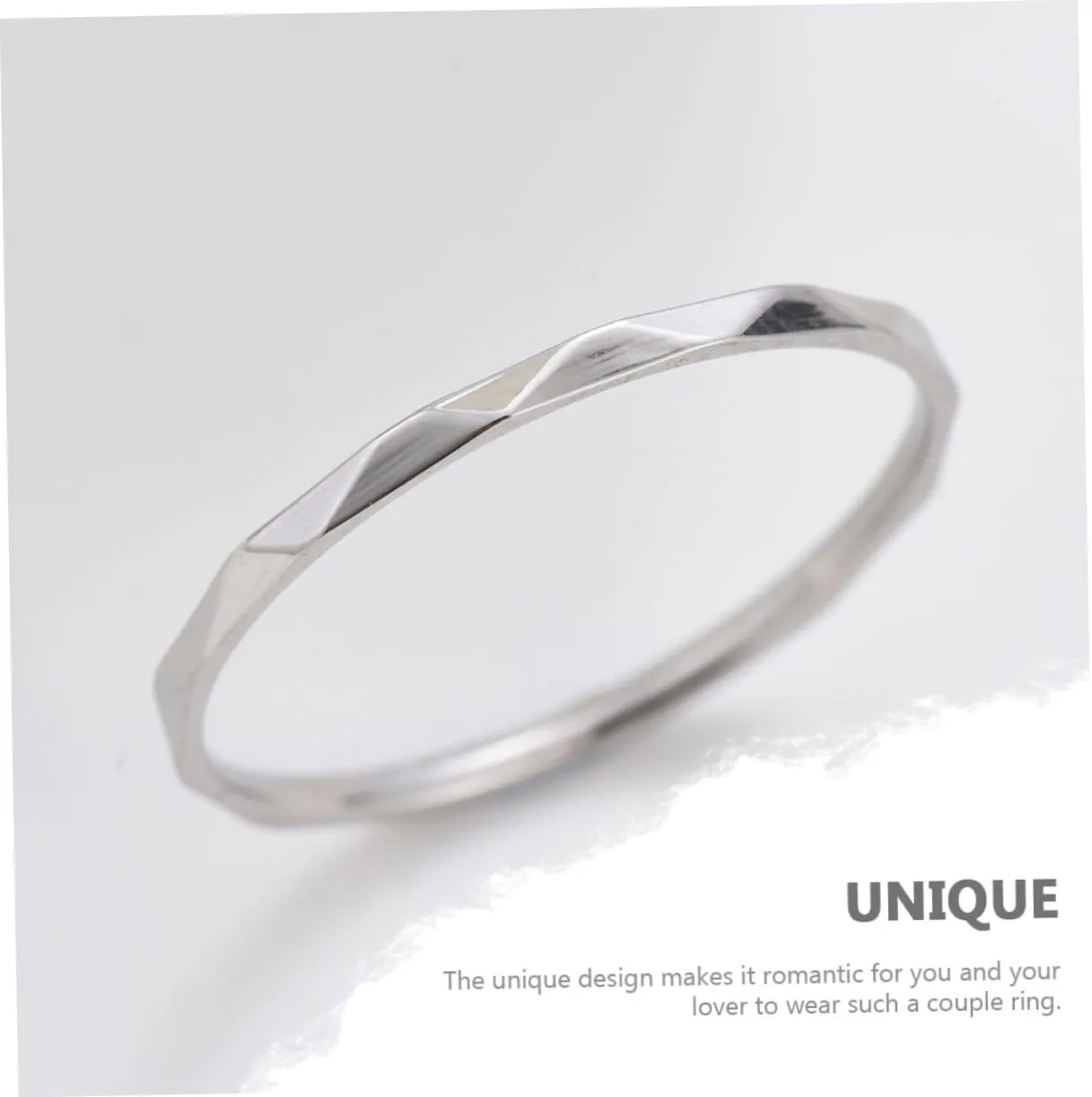 Titanium Steel Rings Finger Jewelry Decorative Finger Jewelry Suits for Women