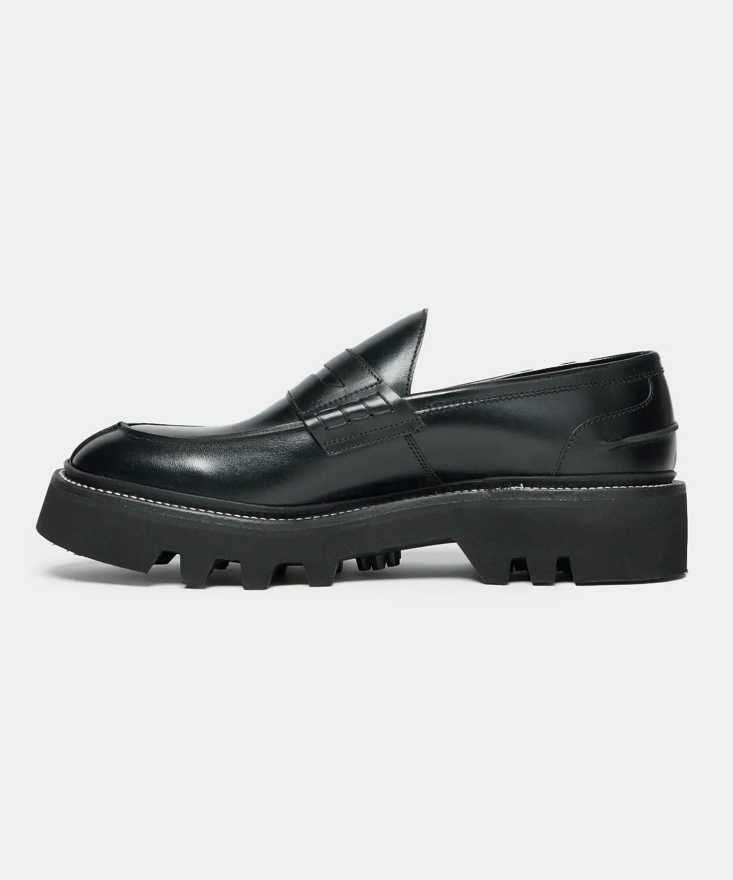 Todd Snyder x Tricker's James Loafer in Black