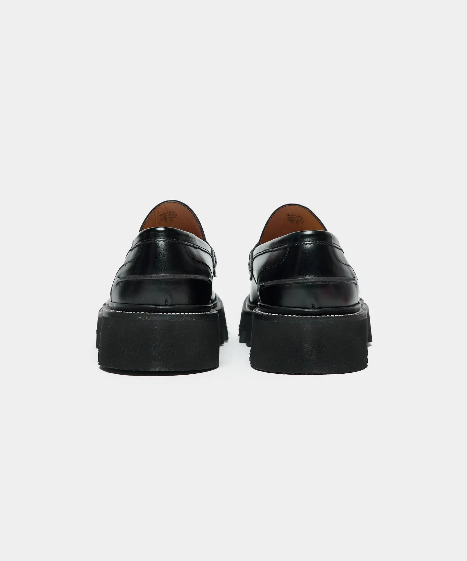 Todd Snyder x Tricker's James Loafer in Black