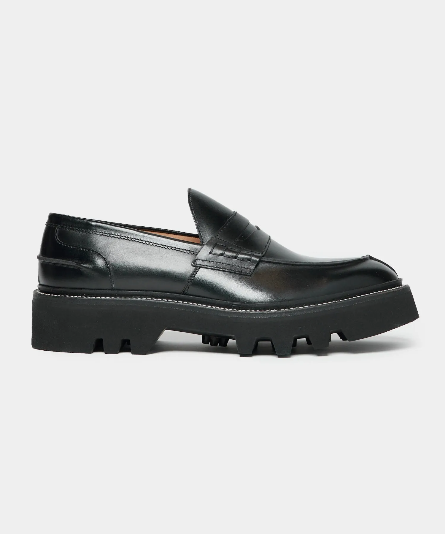 Todd Snyder x Tricker's James Loafer in Black