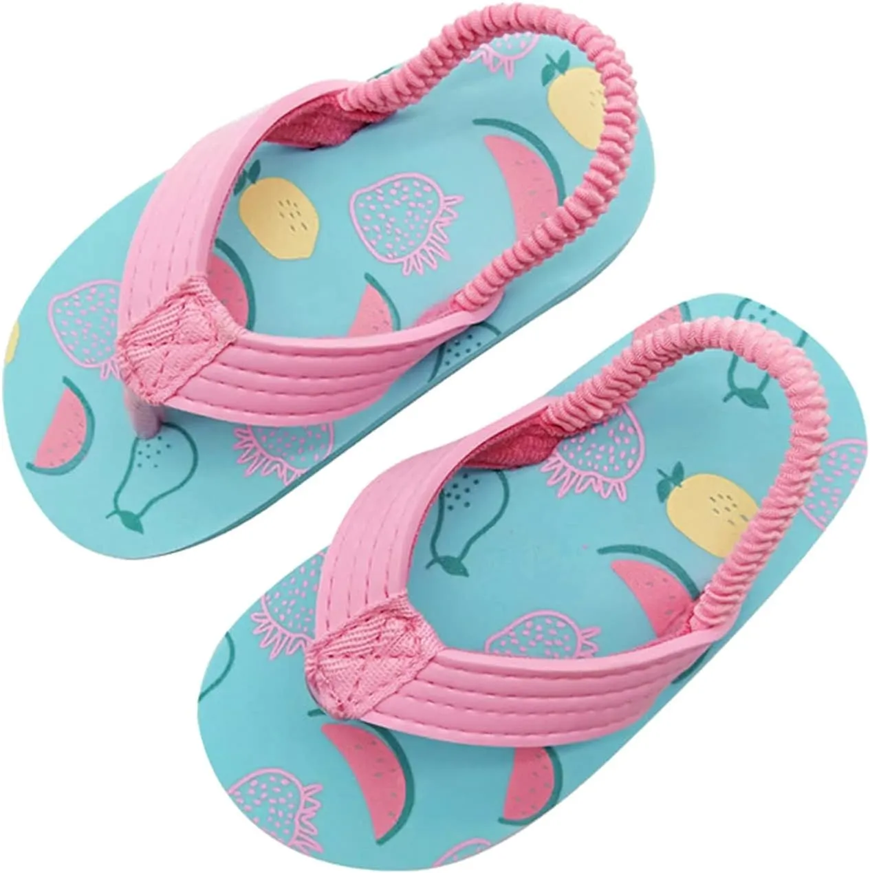 Toddler Eva Elastic Beach Shoes Girls Shoes Strap Flops Boys Flip For Kids Sandals With Adjustable Water Shoes for Kids
