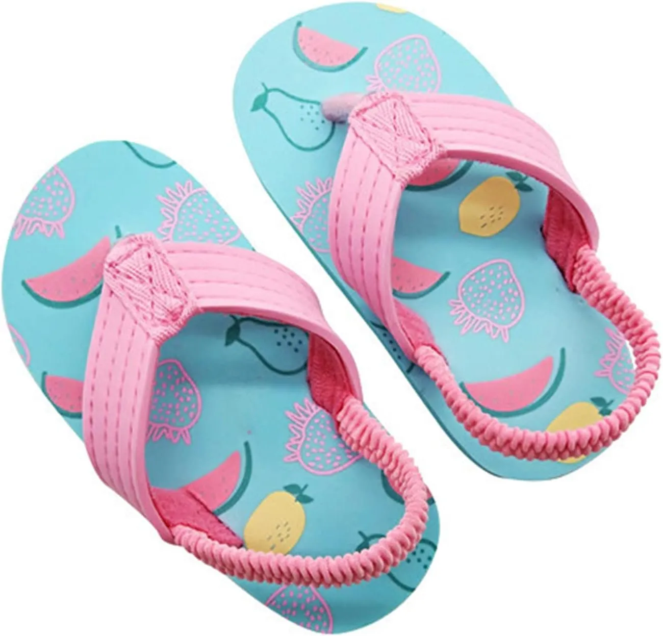 Toddler Eva Elastic Beach Shoes Girls Shoes Strap Flops Boys Flip For Kids Sandals With Adjustable Water Shoes for Kids