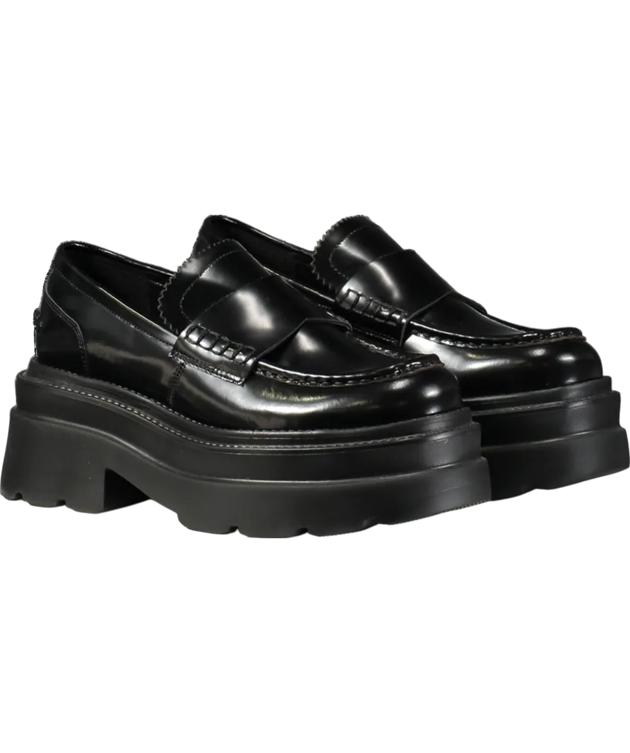 tony bianco Black Zomp Loafer UK 7 EU 40 