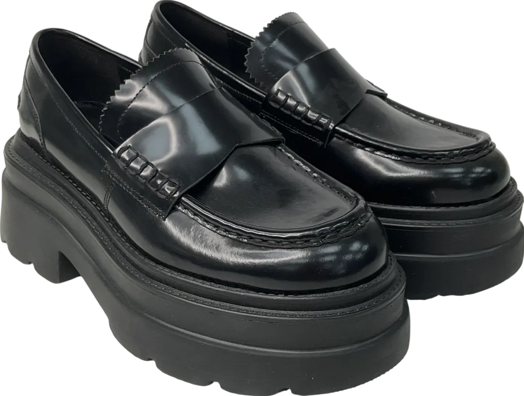 tony bianco Black Zomp Loafer UK 7 EU 40 