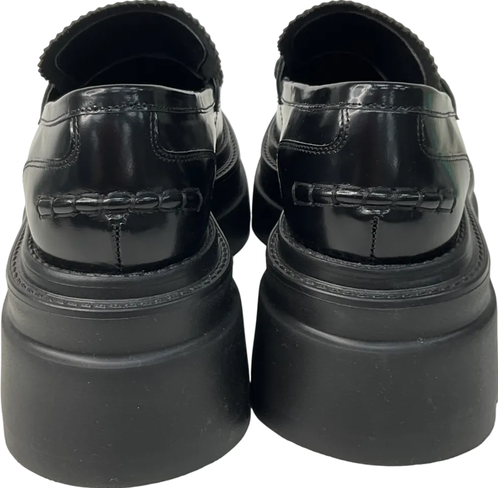 tony bianco Black Zomp Loafer UK 7 EU 40 