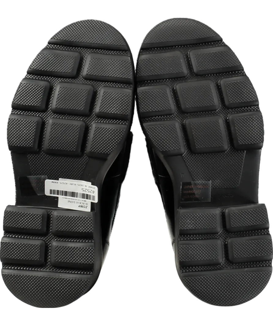 tony bianco Black Zomp Loafer UK 7 EU 40 
