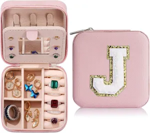 Travel Jewelry Box for Girls Women | Personalized Jewelry Boxes for Women Girls | Necklace Earrings Ring Box | Travel Jewelry Organizer Box