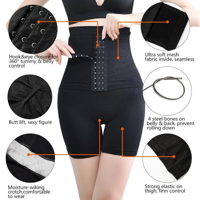 Trending Women Body Shaper Tummy Control Panties High Waist Shaper Pants Seamless Shapewear Postpartum Panties Waist Trainer (FH)(FHW1)(1U31)(1U24)
