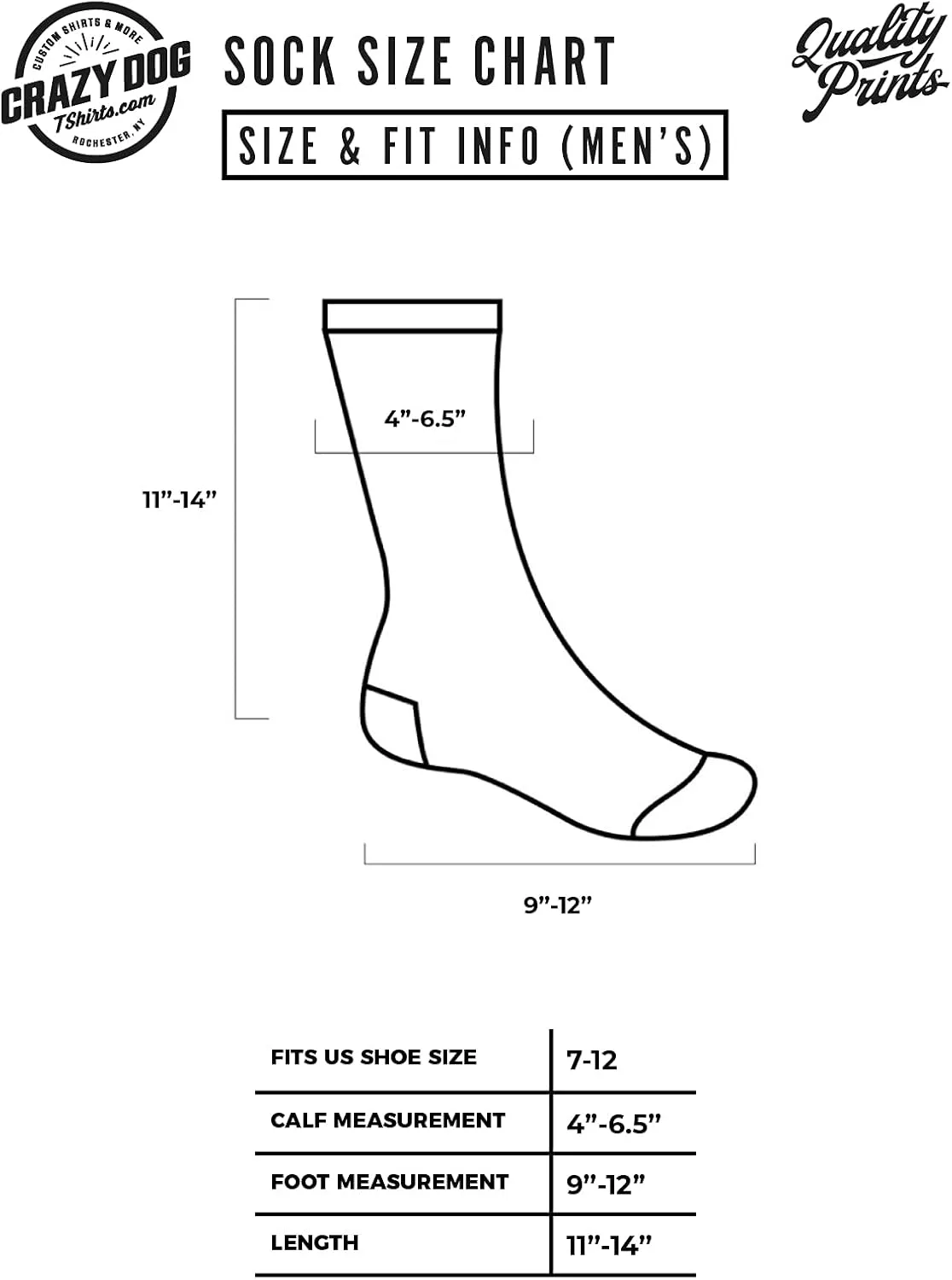 TrendWell Funny Mens Socks Hilarious Guy Socks with Crazy Sarcastic Designs