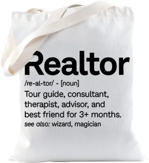 TSOTMO Realtor Makeup Bag Real Estate Gift Seller Marketing Guide Gift Realtor Survival Kit Bag Realtor Tour Guide