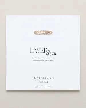 Unstoppable Pave Ring