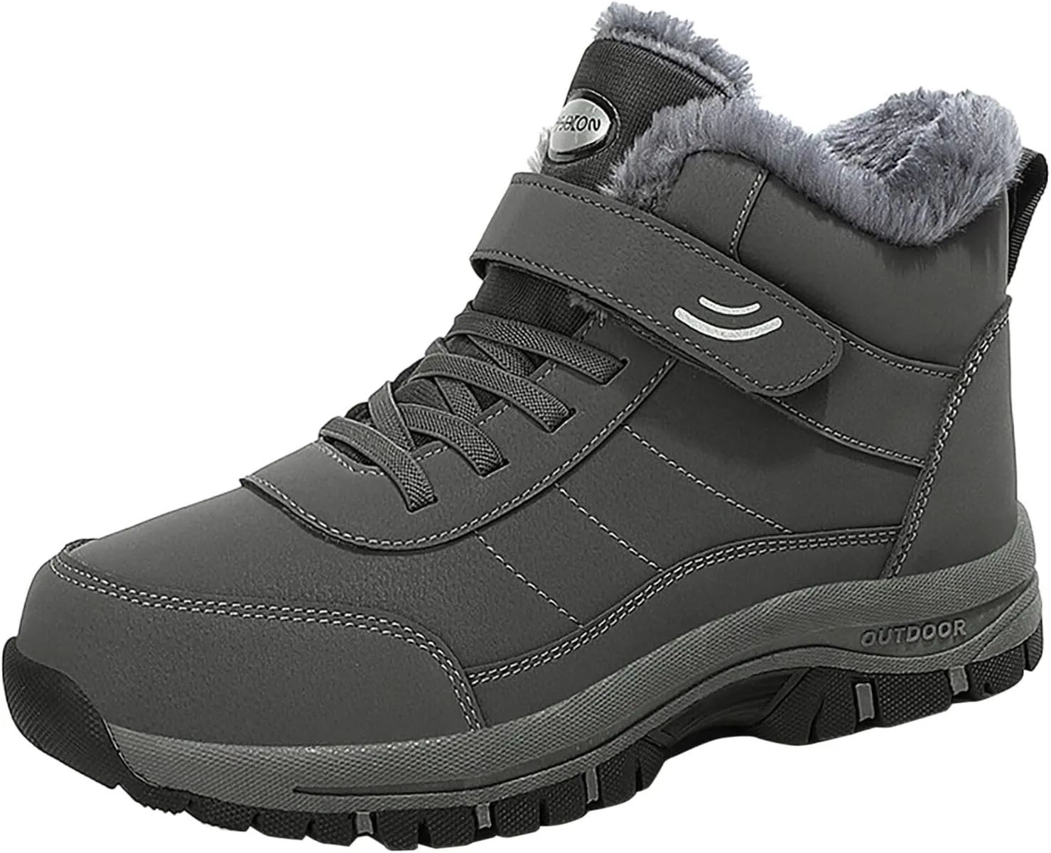 Versatile & Casual Sneaker Winter Classic Versatile High Top Plush Thickened Soft Elastic Cotton Shoes Sports Snowfield