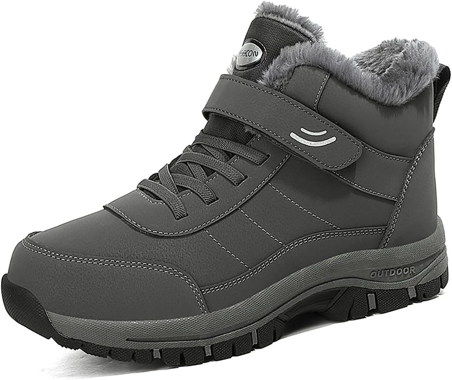 Versatile & Casual Sneaker Winter Classic Versatile High Top Plush Thickened Soft Elastic Cotton Shoes Sports Snowfield