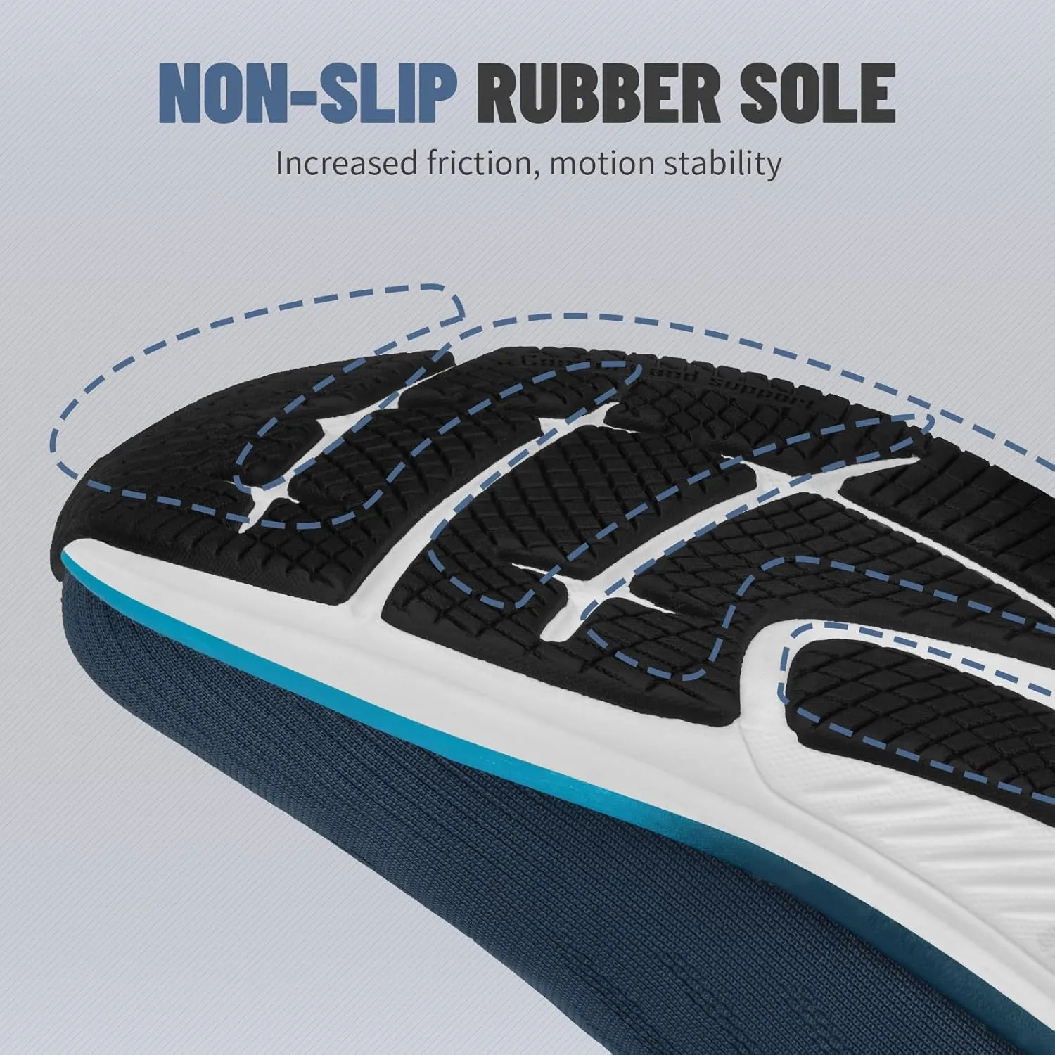 Walking Shoes for Men for Plantar Fasciitis, Arch Support Shoes Men with Wide Toe Box, Non-Slip Men Orthopedic Sneakers for Heel Pain Relief
