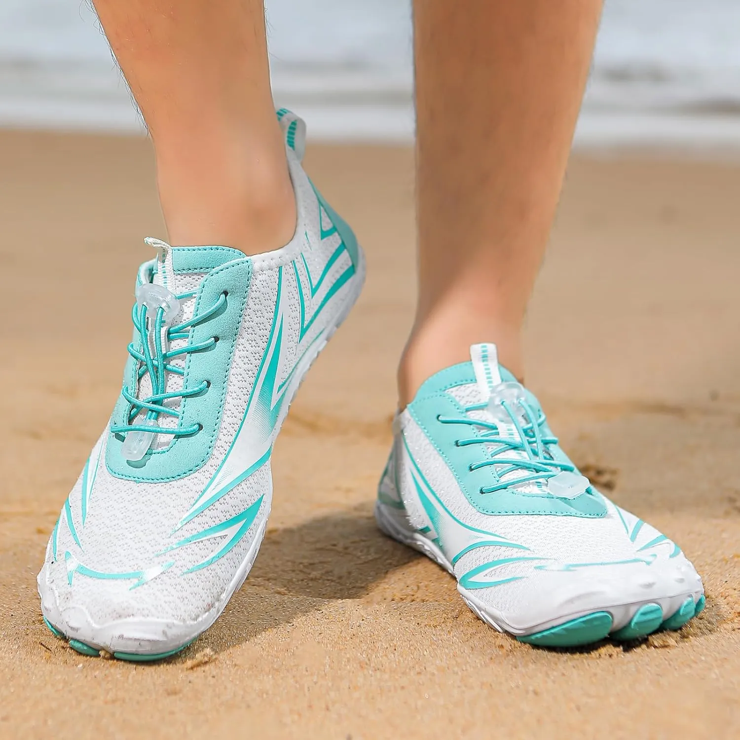 Water Shoes for Women Men, Quick Dry Barefoot Shoes, Lightweight Sports Aqua Socks Outdoor, Unisex Hiking with Drainage, Minimalist Wide Toe Box Zero Drop Cross Trainer Fashion Sneakers Men