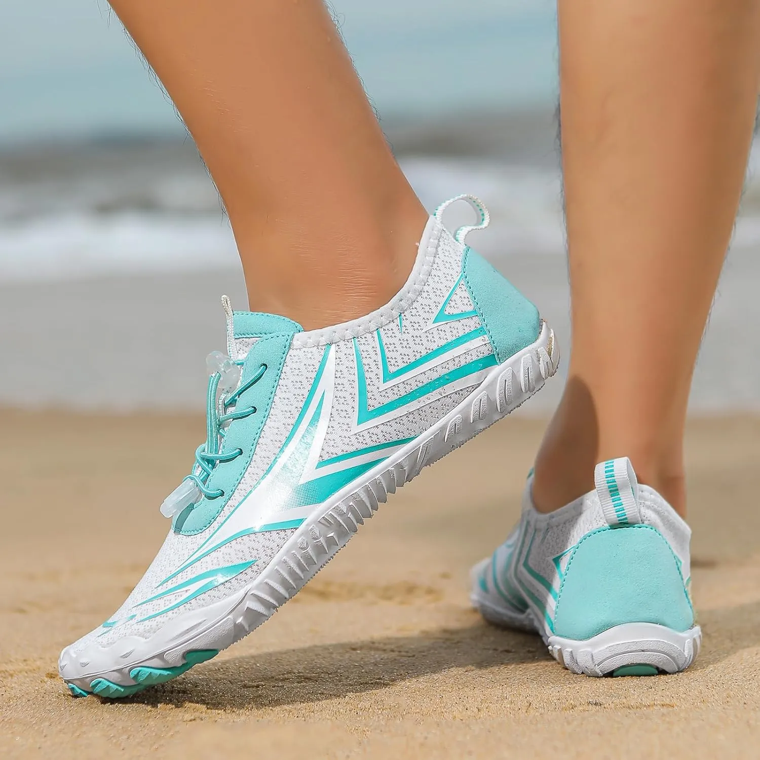 Water Shoes for Women Men, Quick Dry Barefoot Shoes, Lightweight Sports Aqua Socks Outdoor, Unisex Hiking with Drainage, Minimalist Wide Toe Box Zero Drop Cross Trainer Fashion Sneakers Men