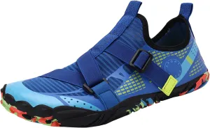 Water Shoes Men Wide Toe Non Slip Casual Arch Support with Drainage for Beach Swim Surf Water Sport