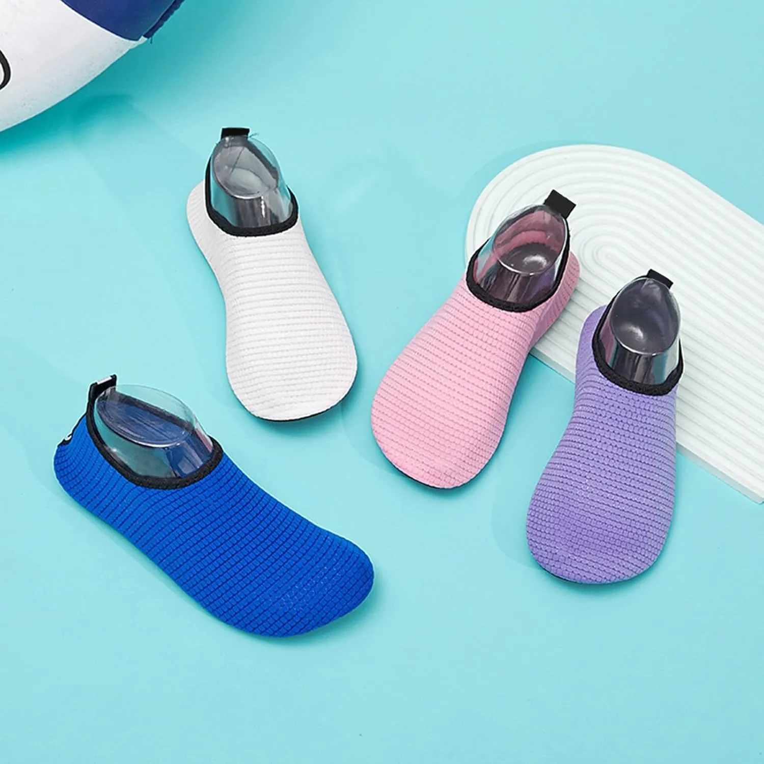 Water Shoes Quick-Dry Barefoot Slip-on for Beach Pool Swim River Yoga Sport Shoes Lightweight Breathable Low Top Sneaker