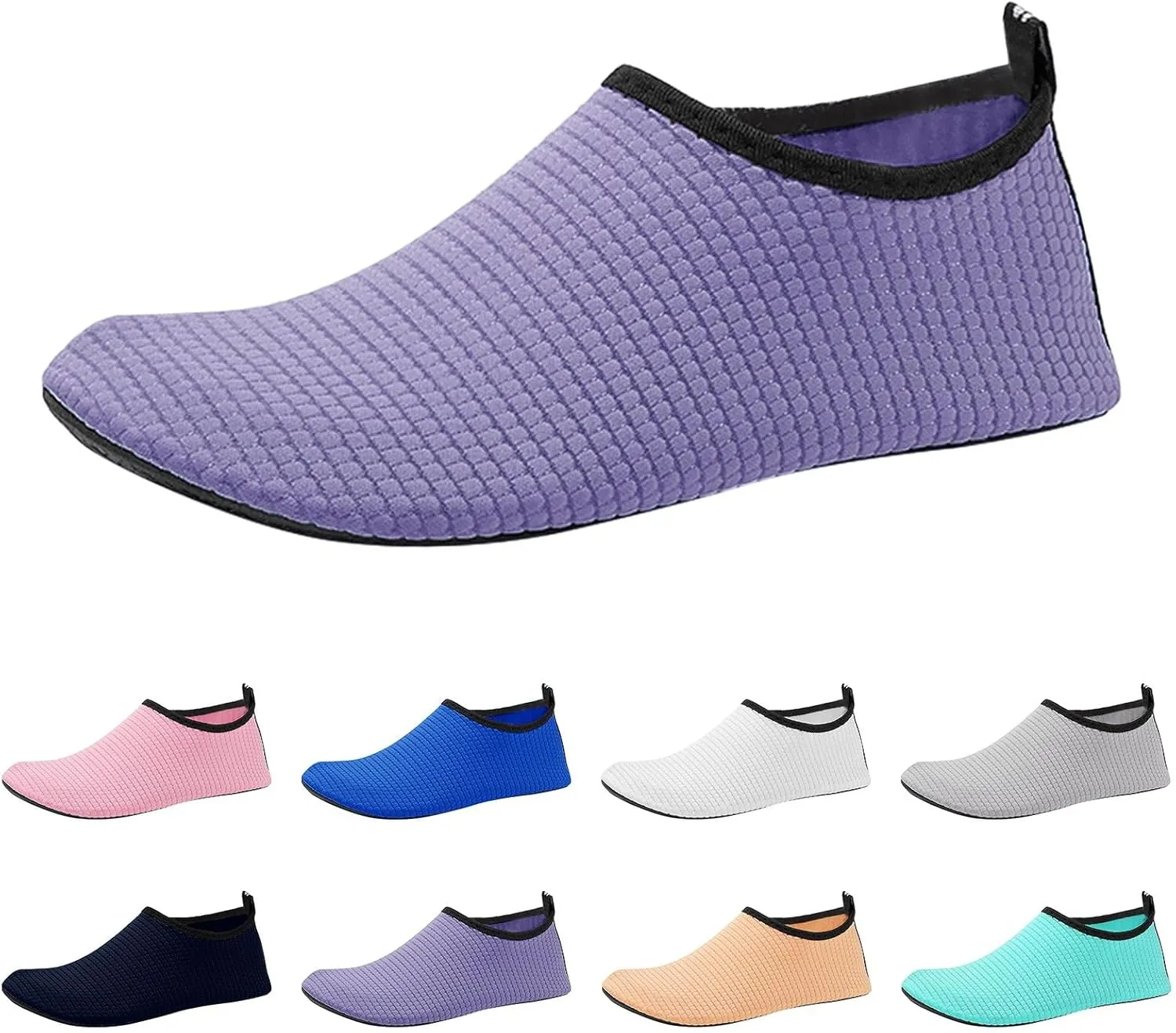 Water Shoes Quick-Dry Barefoot Slip-on for Beach Pool Swim River Yoga Sport Shoes Lightweight Breathable Low Top Sneaker