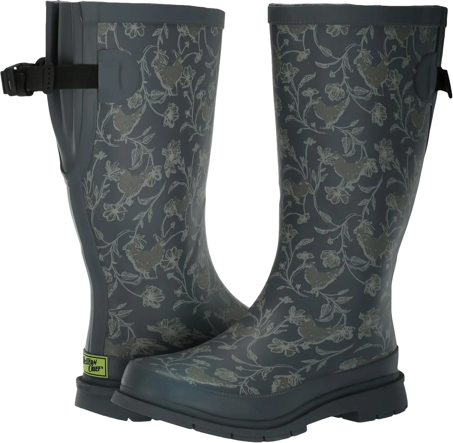 Western Chief Women's Waterproof Printed Wide Calf Rain Boots