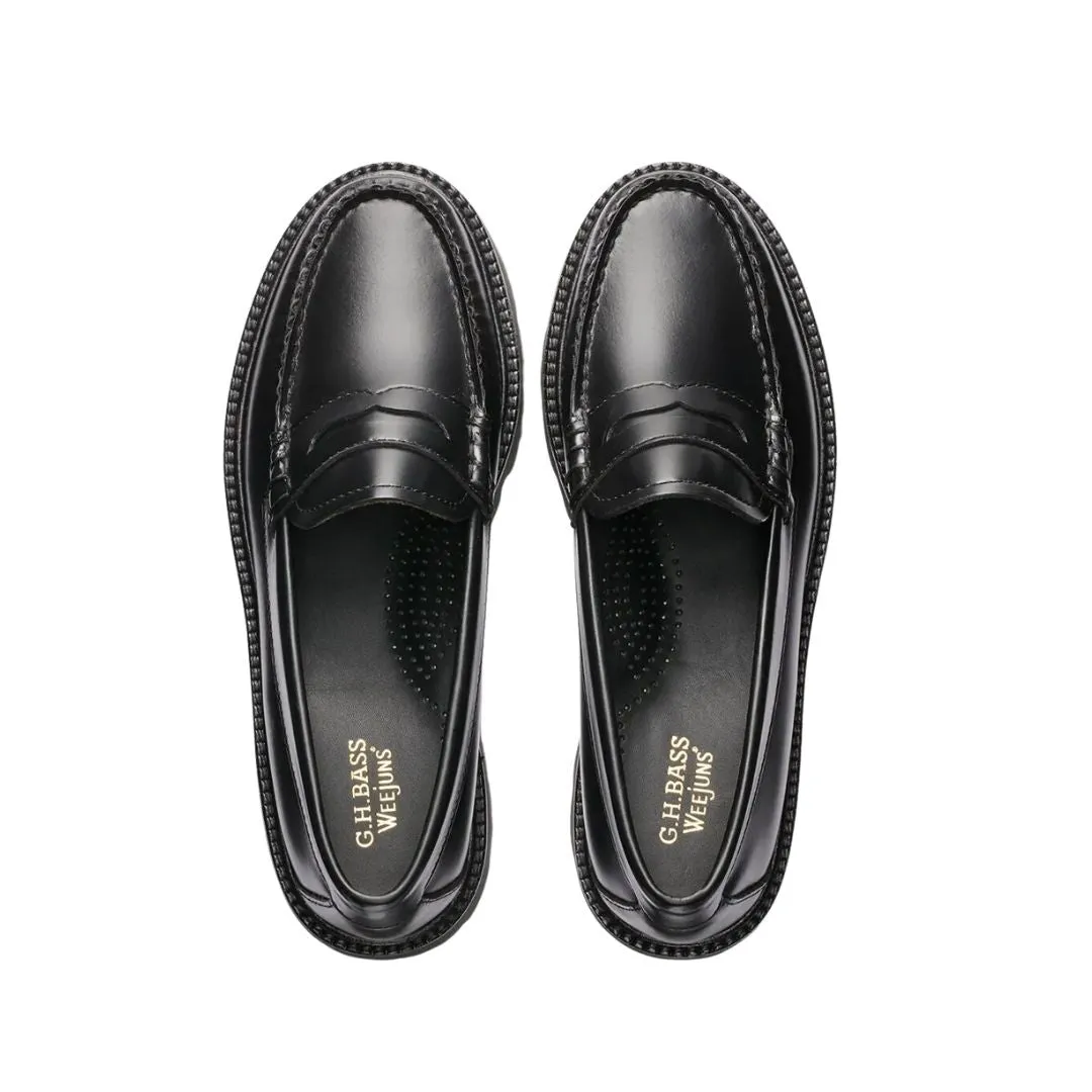 Whitney Super Lug Weejuns Loafer (Black)