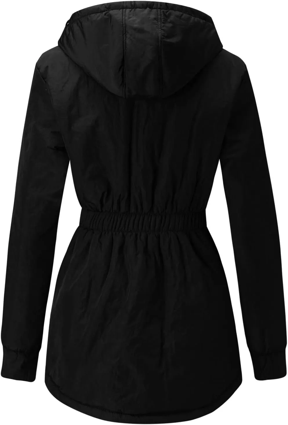 Winter Overcoat Women's Thick Outwear Fur' Lined Hooded Coat Warm Trench Women's Coat Womens Jacket Lightweight