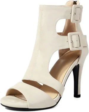 Women Latin Dance Shoes High Heel Peep Toe Salsa Party Ballroom Performance Dancing Boots,DS-3893-Rubber Sole-3.74" heel