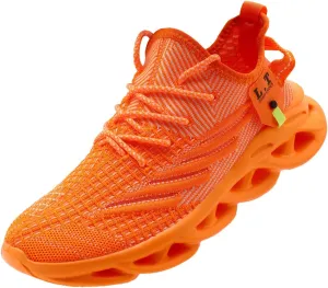 Women Running Shoes Slip On Sneakers Breathable Non-Slip Cushioned Sports Shoes for All-Day Comfort Walking Fitness Jogging with Lightweight EVA Elastic Sole