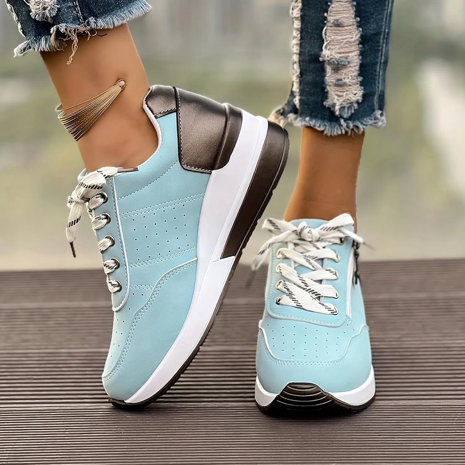 Women's Breathable Elastic Fly Woven Mesh Shoes Mesh Lightweight Sneaker for Work Outdoor Casual Fitness Shoe