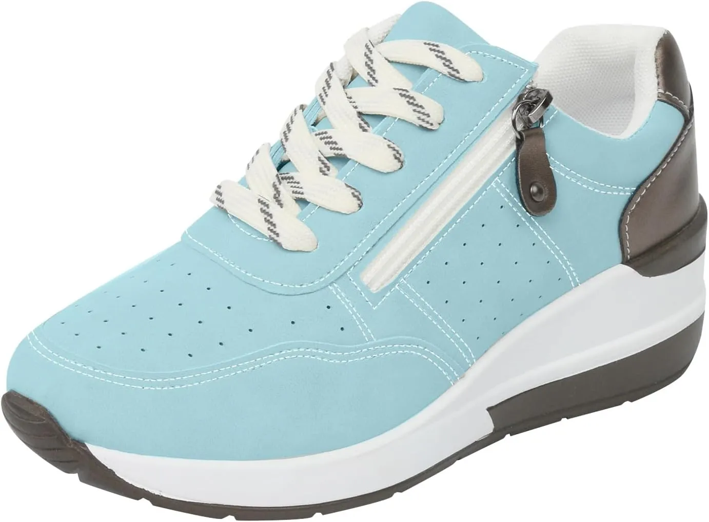 Women's Breathable Elastic Fly Woven Mesh Shoes Mesh Lightweight Sneaker for Work Outdoor Casual Fitness Shoe
