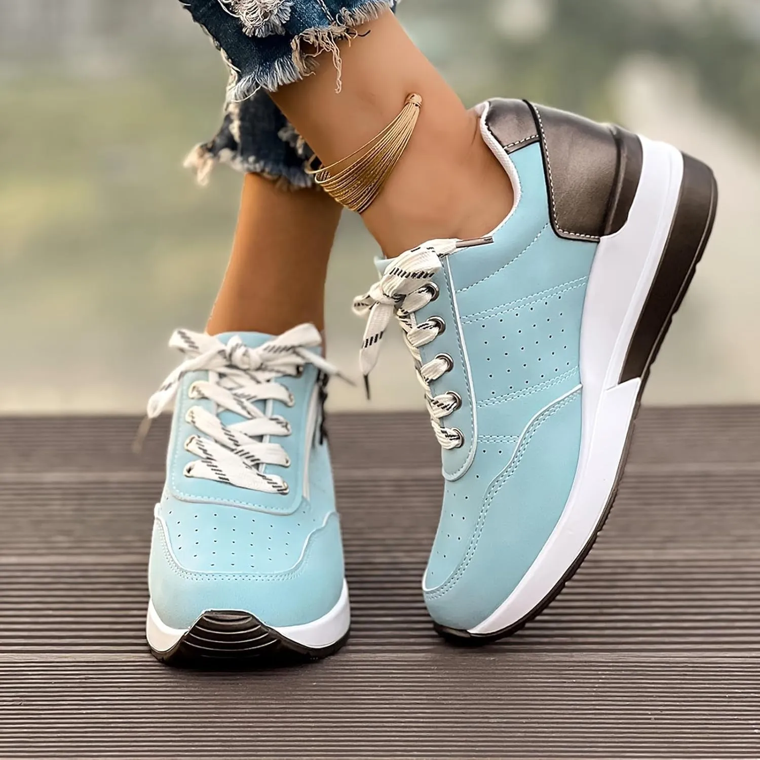 Women's Breathable Elastic Fly Woven Mesh Shoes Mesh Lightweight Sneaker for Work Outdoor Casual Fitness Shoe