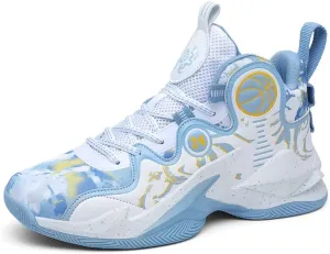 Womens Fashion High Top Basketball Shoes Outdoor Lightweight Sport Shoes Non Slip Tennis Volleyball Athletic Sneakers
