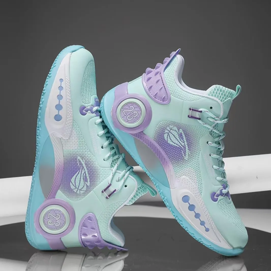 Womens Fashion Lace Up Arch Support Basketball Shoes Breathable Non Slip Comfortable High Top Sneakers Running Walking Tennis Shoes