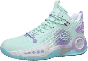 Womens Fashion Lace Up Arch Support Basketball Shoes Breathable Non Slip Comfortable High Top Sneakers Running Walking Tennis Shoes