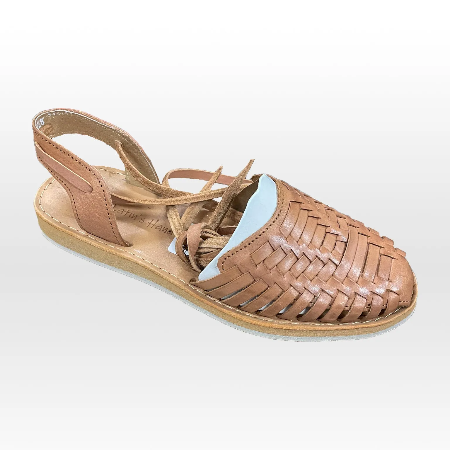 Women's Leather Lace Up Sandals