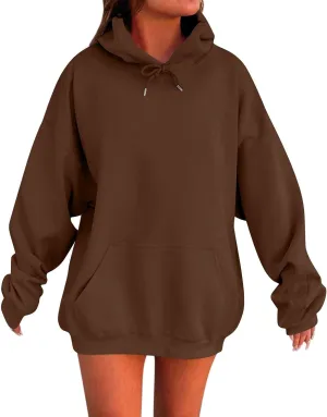 Womens Plus Size Hoodies Winter Cute Sweatshirts Pullover 2024 Fashion Top Warm Sweatshirt Trendy Outfits with Pocket